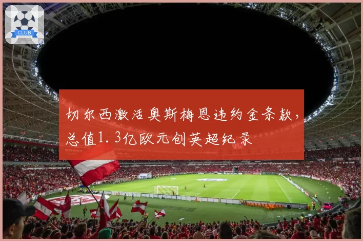 切尔西激活奥斯梅恩违约金条款，总值1.3亿欧元创英超纪录